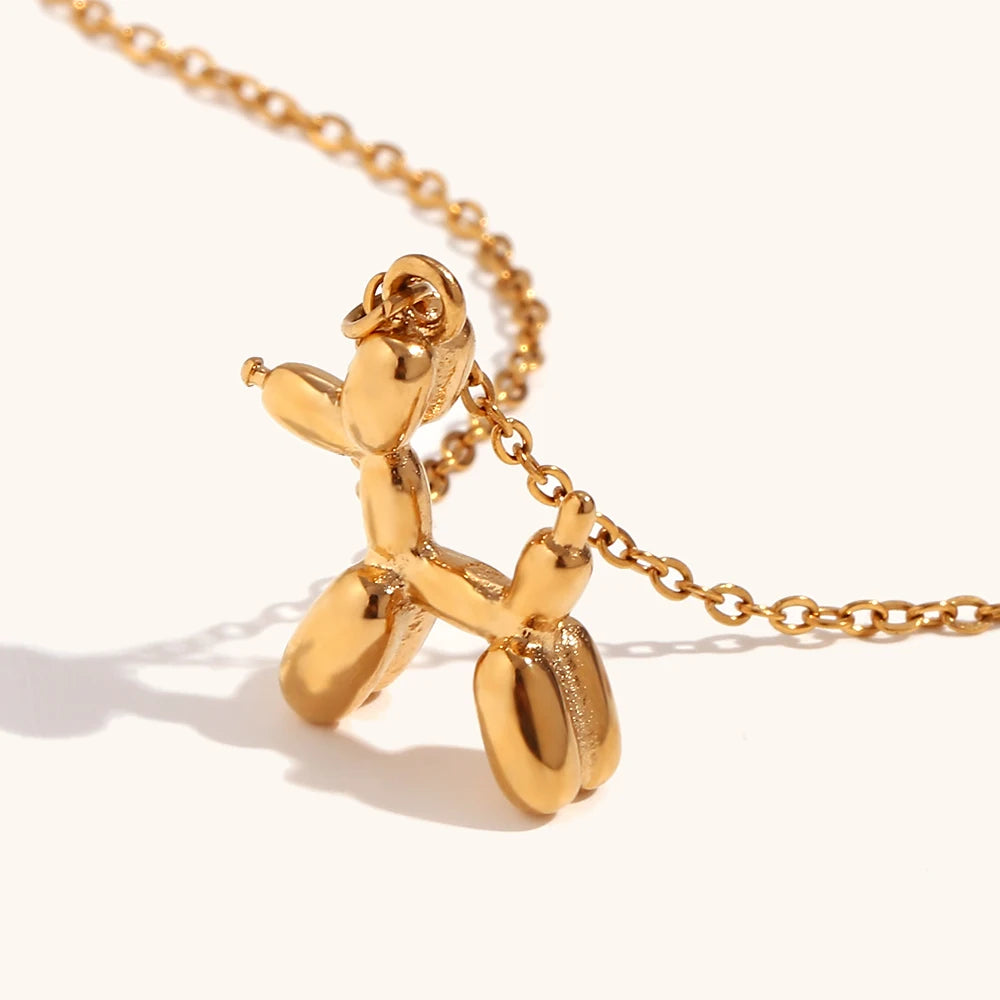 Gold Pup Necklace