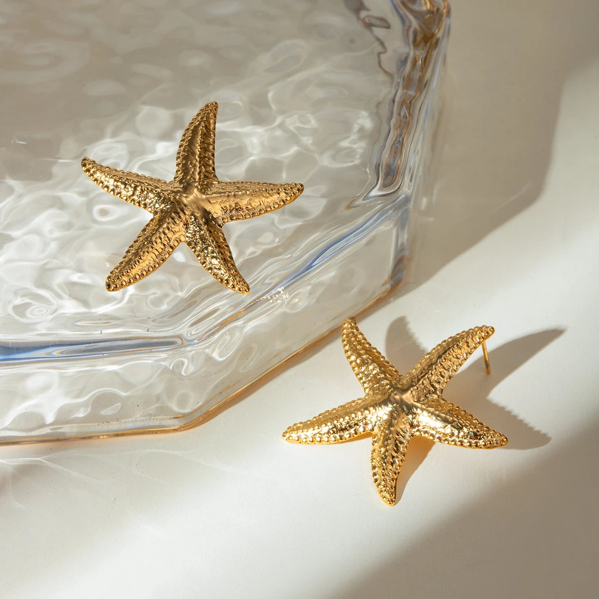 Star Gold Earrings