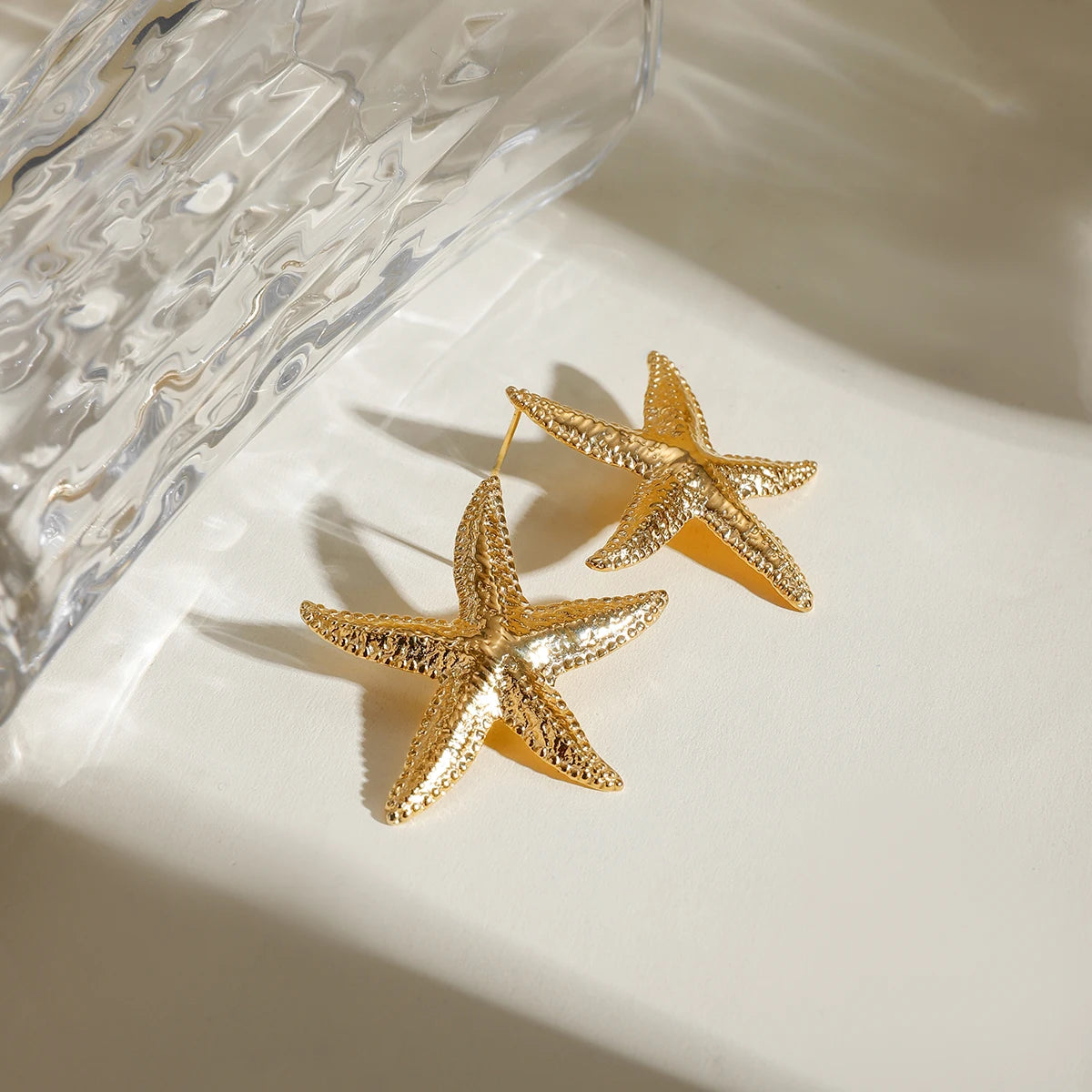 Star Gold Earrings