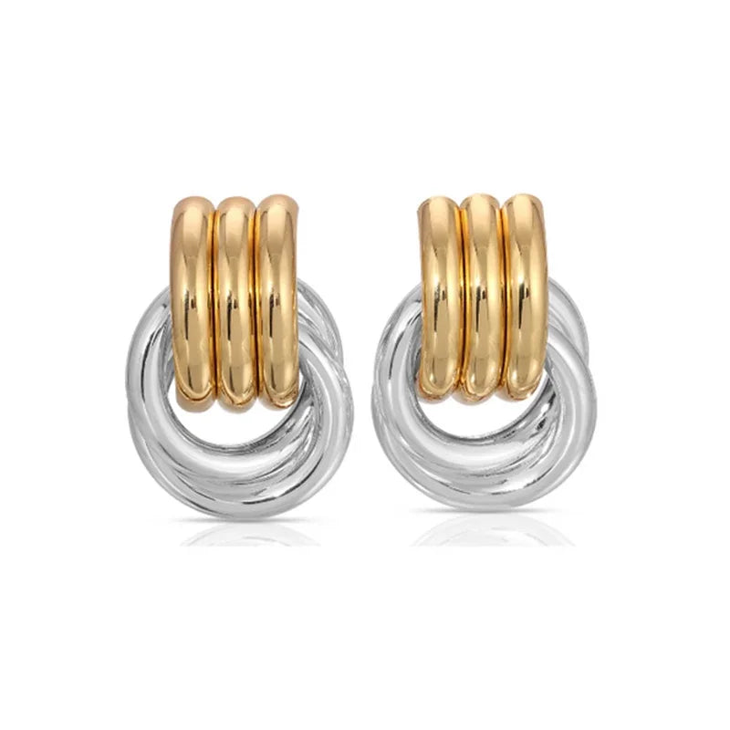 Layered Cicle Earrings