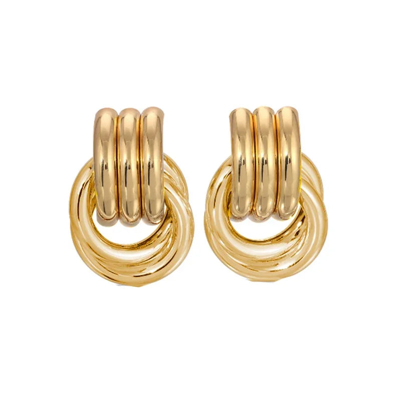 Layered Cicle Earrings